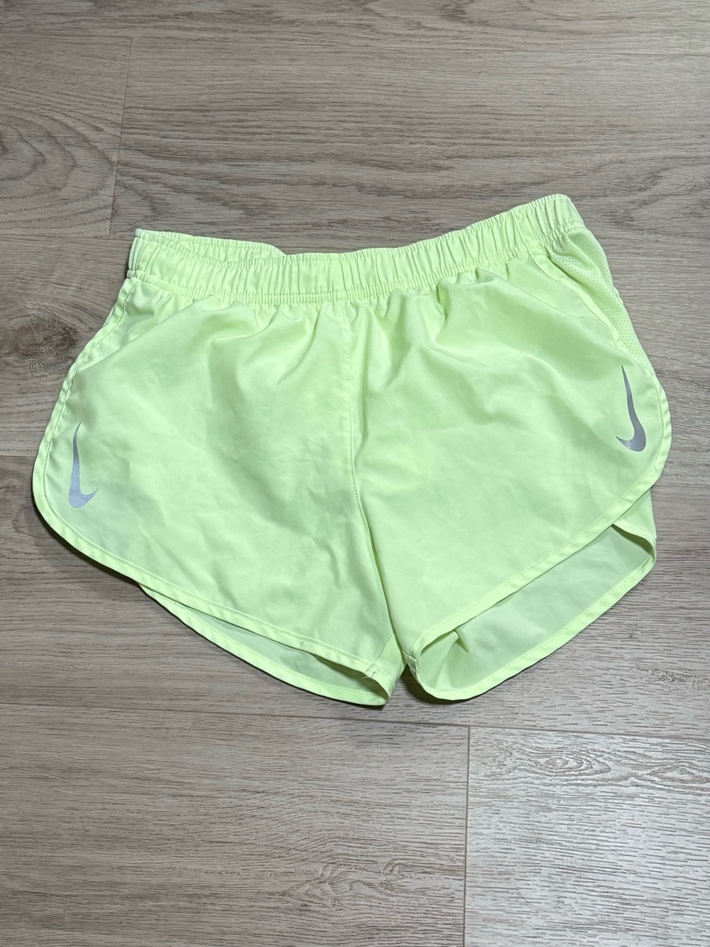 Nike Women's Neon Lime Running Shorts
